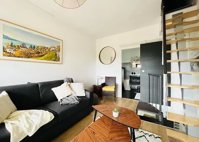 Charmante Maisonnette Avec Terrasse Et Jolie Vue - 5 Min A Pied Du Lac
